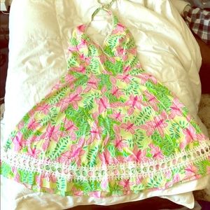 Lilly Pulitzer Halter Fit and Flare Dress
